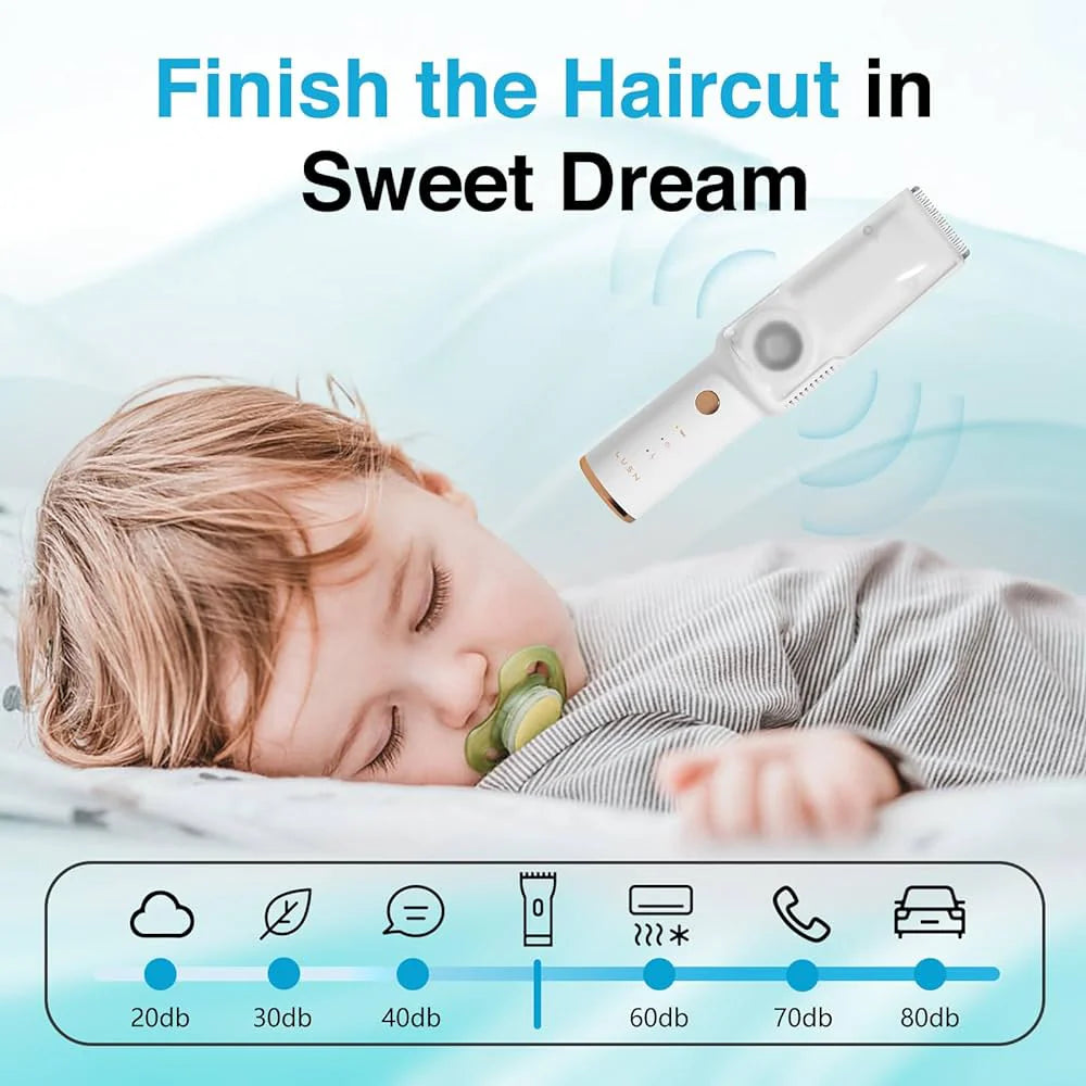 Baby Hair Clippers with Vacuum Maxum
