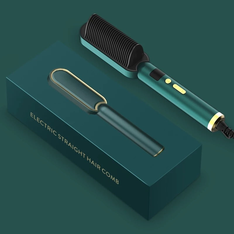 Electric Hair Straightener Brush Maxum