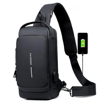 Multifunctional Anti-theft USB Charging Crossbody Shoulder Bag Maxum