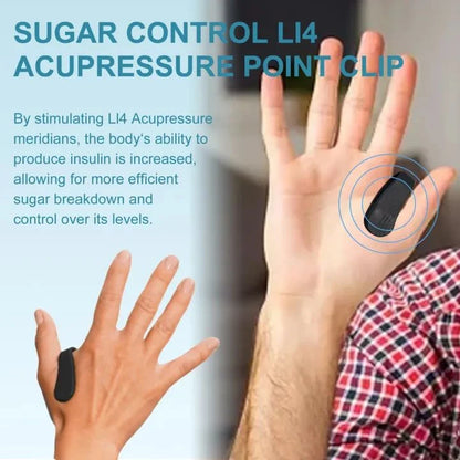 EELHOE Sugar Control L14 Acupressure Point Clip – Hand Pressure Massage Tool