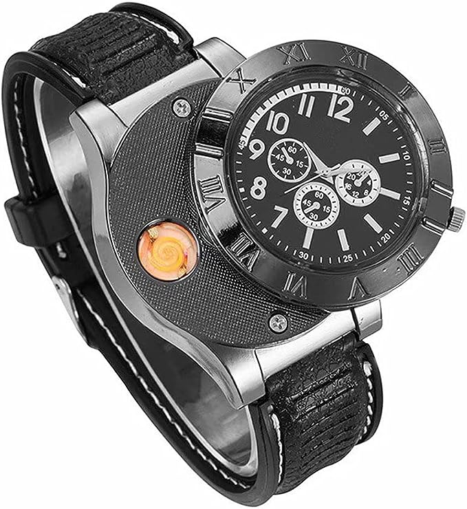 New Military USB Lighter Watch Maxum